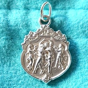 SOLD Tiffany Olympian Sterling LOVE charm